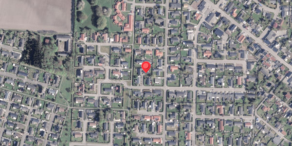 Oversvømmelsesrisiko fra vandløb på Modesvej 6, 8981 Spentrup