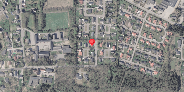 Oversvømmelsesrisiko fra vandløb på Fyrreparken 1, 8961 Allingåbro