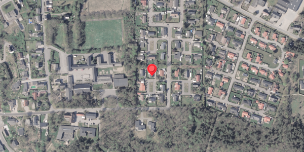 Oversvømmelsesrisiko fra vandløb på Fyrreparken 2, 8961 Allingåbro