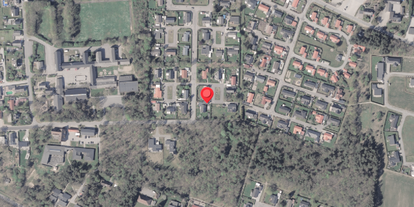 Oversvømmelsesrisiko fra vandløb på Fyrreparken 10, 8961 Allingåbro