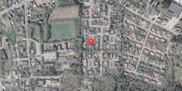 Oversvømmelsesrisiko fra vandløb på Fyrreparken 22, 8961 Allingåbro