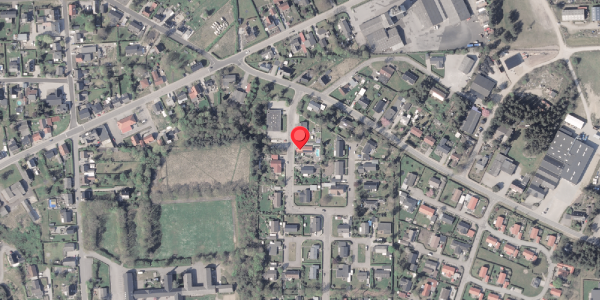 Oversvømmelsesrisiko fra vandløb på Fyrreparken 42, . , 8961 Allingåbro