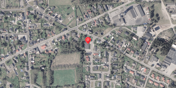 Oversvømmelsesrisiko fra vandløb på Fyrreparken 44, 8961 Allingåbro