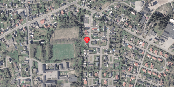 Oversvømmelsesrisiko fra vandløb på Fyrreparken 46, 8961 Allingåbro