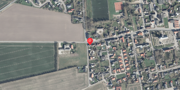 Oversvømmelsesrisiko fra vandløb på Langgade 4, 8961 Allingåbro