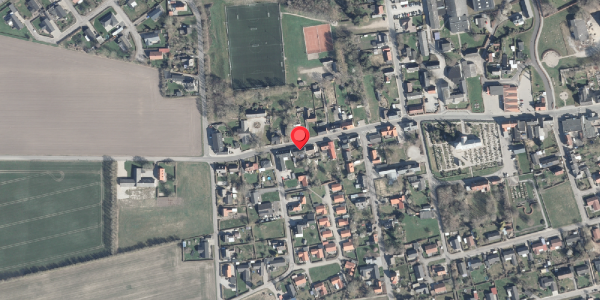 Oversvømmelsesrisiko fra vandløb på Langgade 14, . , 8961 Allingåbro