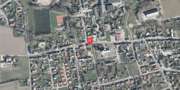 Oversvømmelsesrisiko fra vandløb på Langgade 30C, . , 8961 Allingåbro