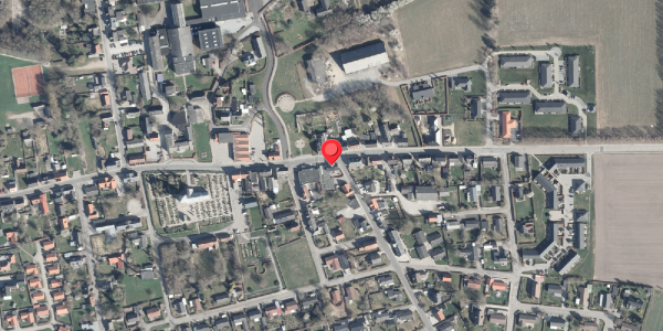 Oversvømmelsesrisiko fra vandløb på Langgade 44, . , 8961 Allingåbro