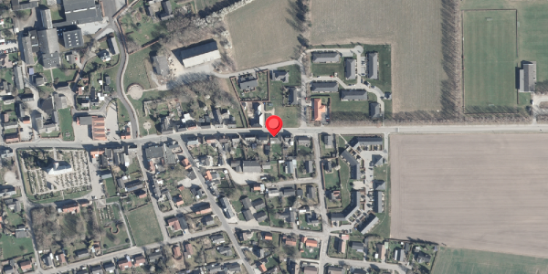 Oversvømmelsesrisiko fra vandløb på Langgade 58, . , 8961 Allingåbro