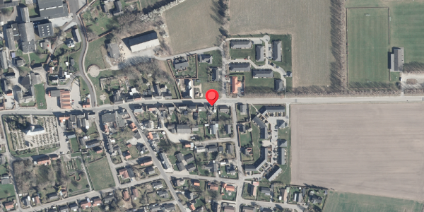 Oversvømmelsesrisiko fra vandløb på Langgade 60, . , 8961 Allingåbro