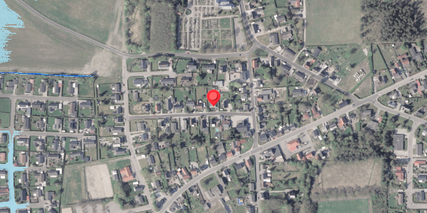 Oversvømmelsesrisiko fra vandløb på Udsigten 2, 8961 Allingåbro