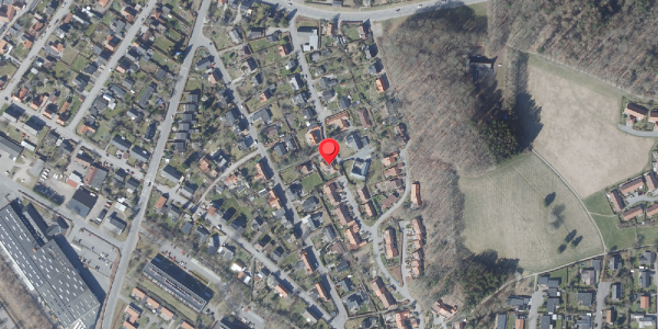 Oversvømmelsesrisiko fra vandløb på Akacievej 20, 8680 Ry