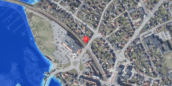 Oversvømmelsesrisiko fra vandløb på Allingvej 3, 8680 Ry