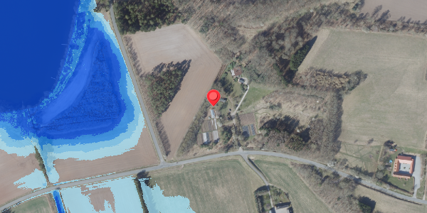 Oversvømmelsesrisiko fra vandløb på Emborgvej 49, 8660 Skanderborg