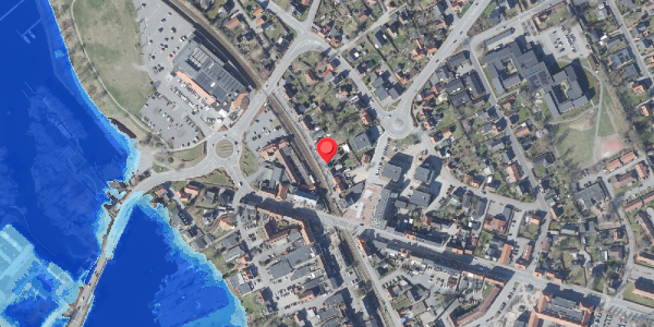 Oversvømmelsesrisiko fra vandløb på Fredensvej 10, . , 8680 Ry