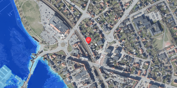 Oversvømmelsesrisiko fra vandløb på Fredensvej 14, . , 8680 Ry