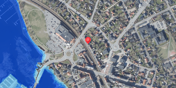 Oversvømmelsesrisiko fra vandløb på Fredensvej 22, . , 8680 Ry