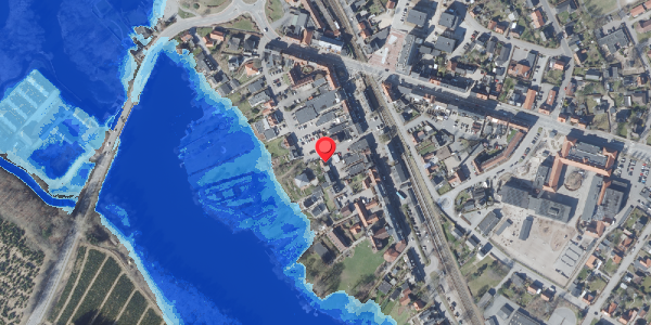 Oversvømmelsesrisiko fra vandløb på Hostrupsvej 2, 8680 Ry