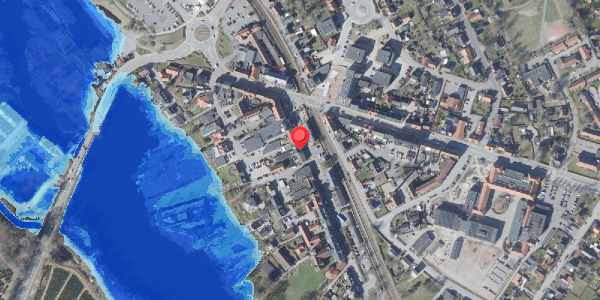 Oversvømmelsesrisiko fra vandløb på Klostervej 12, 8680 Ry