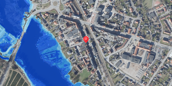 Oversvømmelsesrisiko fra vandløb på Klostervej 18, 8680 Ry