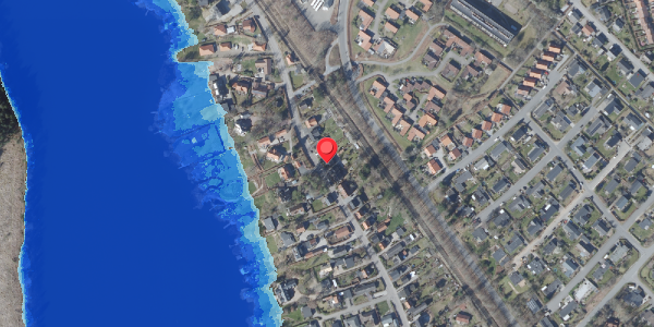 Oversvømmelsesrisiko fra vandløb på Klostervej 19B, 8680 Ry