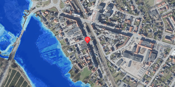 Oversvømmelsesrisiko fra vandløb på Klostervej 20, 8680 Ry