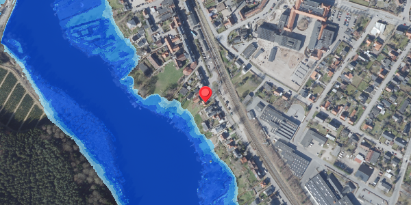 Oversvømmelsesrisiko fra vandløb på Klostervej 48, . , 8680 Ry