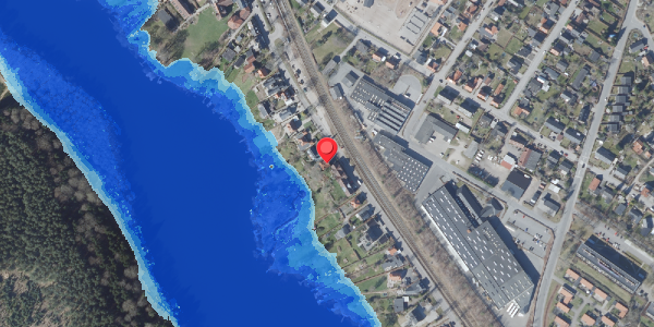 Oversvømmelsesrisiko fra vandløb på Klostervej 66, 8680 Ry