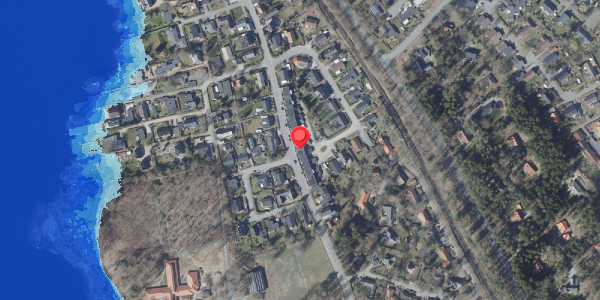 Oversvømmelsesrisiko fra vandløb på Klostervej 77, 8680 Ry