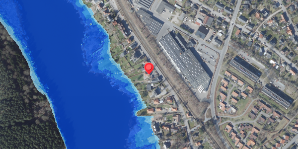 Oversvømmelsesrisiko fra vandløb på Klostervej 80, 8680 Ry