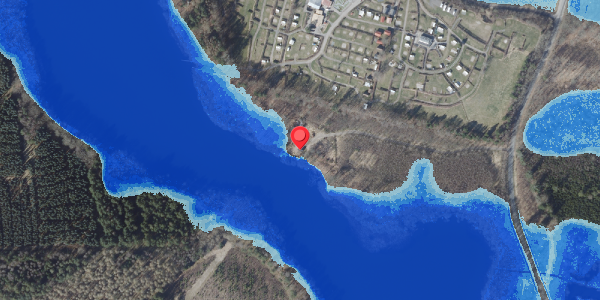 Oversvømmelsesrisiko fra vandløb på Klostervej 160, 8680 Ry