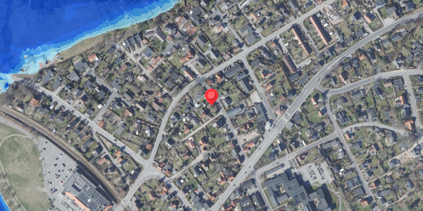 Oversvømmelsesrisiko fra vandløb på Knudsvej 43, . , 8680 Ry