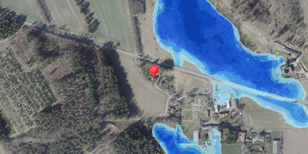 Oversvømmelsesrisiko fra vandløb på Munkevej 1, 8680 Ry