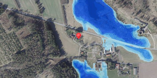 Oversvømmelsesrisiko fra vandløb på Munkevej 3, 8680 Ry