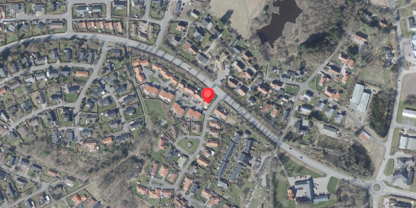 Oversvømmelsesrisiko fra vandløb på Platanvej 2A, 8680 Ry