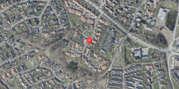 Oversvømmelsesrisiko fra vandløb på Platanvej 13, 8680 Ry