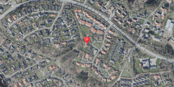 Oversvømmelsesrisiko fra vandløb på Platanvej 34, 8680 Ry