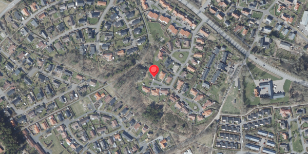Oversvømmelsesrisiko fra vandløb på Platanvej 44, 8680 Ry