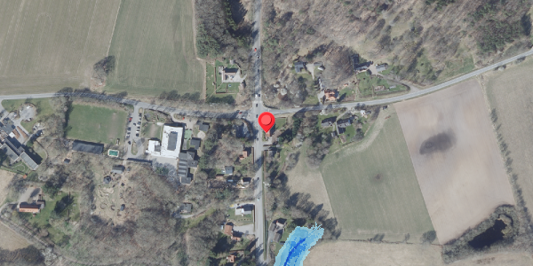 Oversvømmelsesrisiko fra vandløb på Randersvej 96, . , 8680 Ry