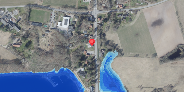 Oversvømmelsesrisiko fra vandløb på Randersvej 97, . , 8680 Ry