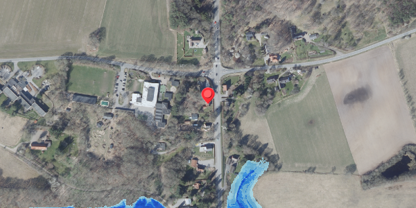 Oversvømmelsesrisiko fra vandløb på Randersvej 107, 8680 Ry