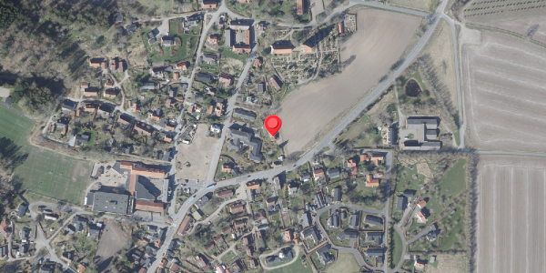 Oversvømmelsesrisiko fra vandløb på Ryesgade 2B, 8680 Ry