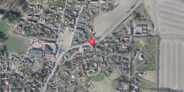 Oversvømmelsesrisiko fra vandløb på Ryesgade 9A, 8680 Ry