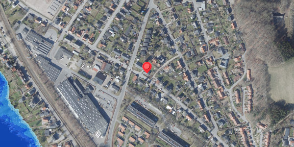 Oversvømmelsesrisiko fra vandløb på Siimvej 65, 8680 Ry
