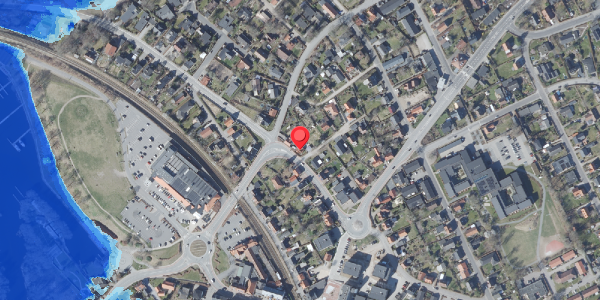 Oversvømmelsesrisiko fra vandløb på Silkeborgvej 10, . , 8680 Ry