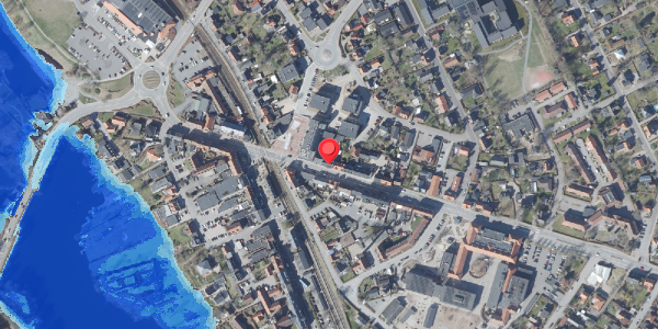 Oversvømmelsesrisiko fra vandløb på Skanderborgvej 5, 8680 Ry