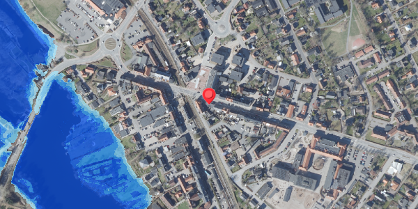 Oversvømmelsesrisiko fra vandløb på Skanderborgvej 8, 8680 Ry