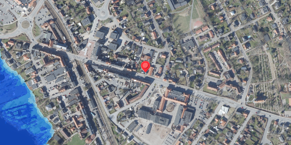 Oversvømmelsesrisiko fra vandløb på Skanderborgvej 23, 8680 Ry