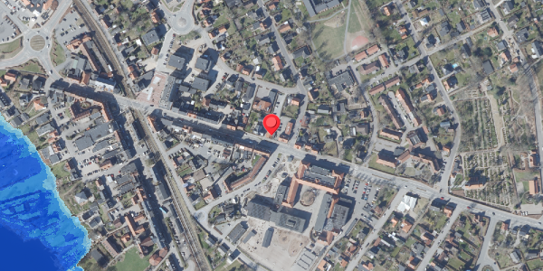 Oversvømmelsesrisiko fra vandløb på Skanderborgvej 25, 8680 Ry