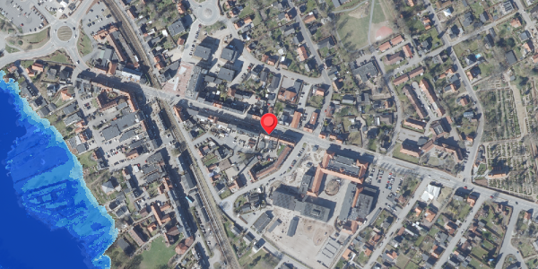 Oversvømmelsesrisiko fra vandløb på Skanderborgvej 30, . , 8680 Ry